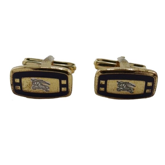 BURBERRY cuffs Gold Black Silver Women Authentic secondhand